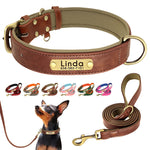 Load image into Gallery viewer, Personalized Premium Custom Dog Collar &amp; Leash Set
