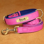 Load image into Gallery viewer, Personalized Premium Custom Dog Collar &amp; Leash Set
